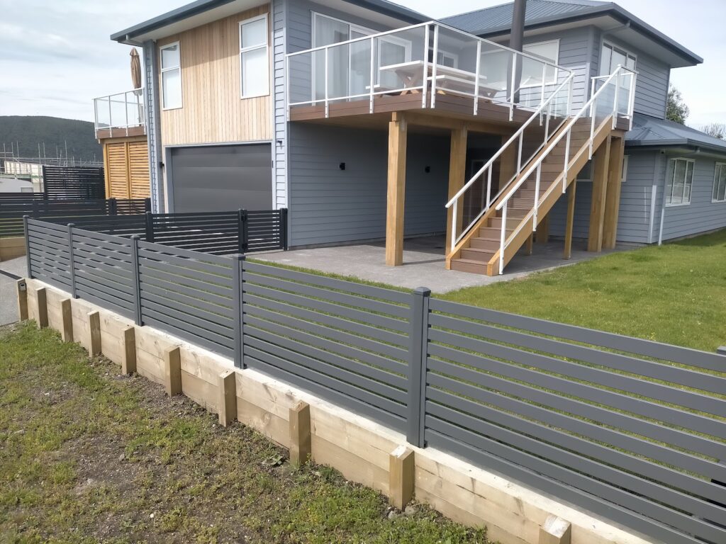 Slat Fencing 65mm Grey friars